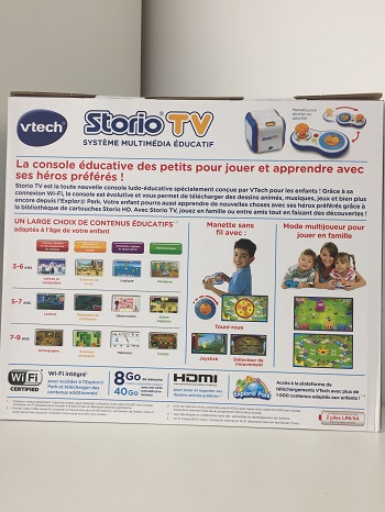 console ludo-éducative Storio TV